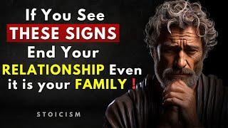 11 Signs It's Time to CUT ANYONE Out Of Your Life Even Family  - Stoicism