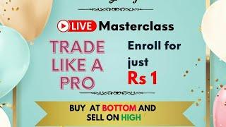 Find Bottom & Top of Stock - Master Class By Trader Vishal Sharma - Live Session in Hindi