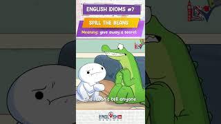 Learn English idioms with TV series /7 | SPILL THE BEANS #english #idioms #shorts