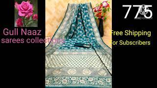 Sarees/latest party wear sarees/banarasi sarees GulNaaz sarees collections