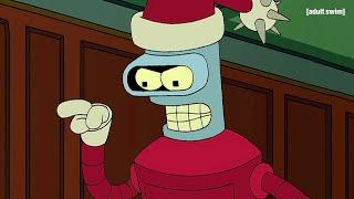 Bah Humbug Bender | Futurama | adult swim