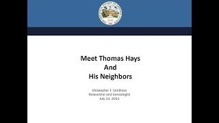 Meet Thomas Hays: One of Harford County’s Early Movers & Shakers