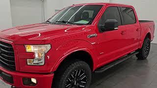 2016 FORD F150 SUPER CREWCAB XLT SPORT RACE RED 4K WALKAROUND 14905ZA