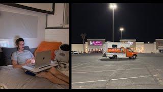 4 Nights sleeping 4 different places in my van in California