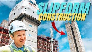 SLIPFORM construction process and slipform RIG