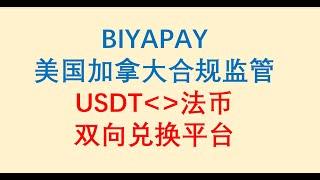 BIYAPAY / 美国/加拿大合规监管 / USDT----法币双向兑换平台