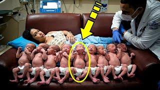 The mother gave birth to 10 children, but then the doctors realized that one of them was not a child