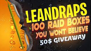 OPENING 100 RAID BOXES| ON #1 RSPS| LEANDRAPS|MASSIVE GIVEAWAY