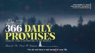 366 DAILY PROMISES | Day 322 | With Apostle Dr. Paul M. Gitwaza (English Subtitle Version)