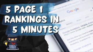 How I Ranked 5 YouTube Shorts in Google in 5 Minutes