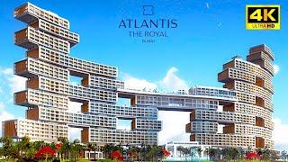 Atlantis The Royal Dubai, World's Most Luxury Experiential Resort & Hotel（full tour in 4K)