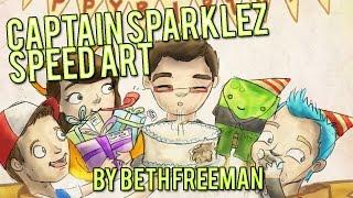 SPARKLES BIRTHDAY DRAWING | Beth Freeman