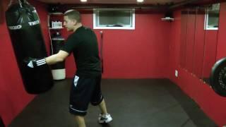 Boxing Tip: How To Throw A CROSS  & 1-2 Combo // Boxing For BEGINNERS (Heavy Bag Training)