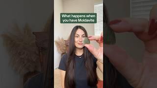 Moldavite is a cosmic kick in the butt  #Shorts #Moldavite #Crystals #Spirituality