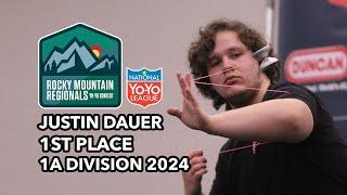 Justin Dauer — 1A Final — 1st Place — Rocky Mountain Regionals 2024 Yo Yo Contest