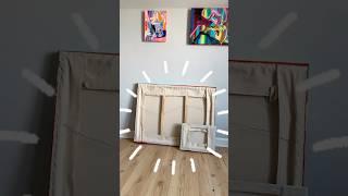 how do I string my canvases?  #canvaspainting #acrylicpainting #inmystudio