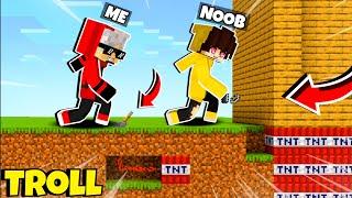 *TROLLING* MY NOOB FRIEND IN MINECRAFT FUNNY  in Hindi | Minecraft Troll Traps In Hindi