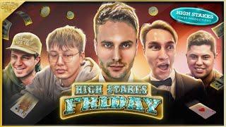 HIGH STAKES $50/100! Dangerous David, Jake, Wesley, Mariano, Ethan & Dylan - Commentary by Raver