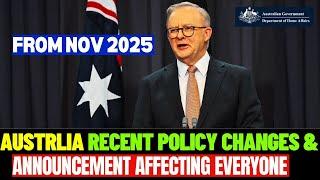 Australia's BIGGEST Visa & Immigration Policy Changes in November 2024!