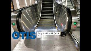 BRAND NEW Otis escalator at Bright Hill MRT station ( exit 3 )