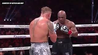 Mike tyson vs Jake Paul Pt 2- ending/highlights