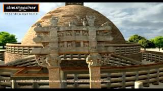 "Stupa" - Ancient Indian History Madhya Pradesh (Khajuraho) | 3D Kids (Children) Education Video