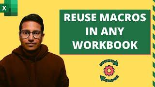 Personal Macro Workbook - Reuse Macros in Any Workbook in Excel