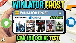  TESTING WINLATOR FROST ANDROID ON *LOW-END* DEVICE (GAMEPLAY TEST) WINDOWS EMULATOR