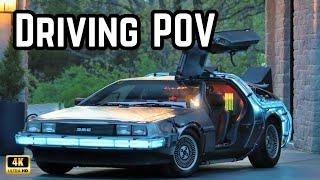 What It's Like Driving a Delorean Time Machine (POV)