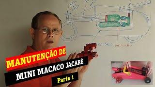 Manutenção de um mini macaco jacaré - parte 1 #mundodamecanicaindustrial