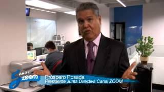 Próspero Posada, Presidente Junta Directiva de Canal ZOOM - Saludo 5 años