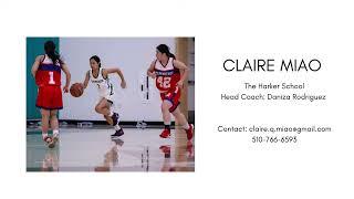 Claire Miao Junior Year Highlights (Class of 2024)