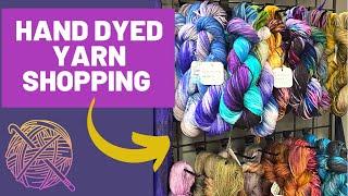 YARN HAUL - HAND DYED YARN SHOPPING | Hand Dyed Merino Wool | Superwash Merino Yarn | Yarn Shop