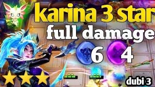 DUBI SKILL 3 | KARINA 3 STAR FULL DAMAGE STAR - CORE ; LIGHT - MAGIC CHESS