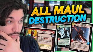 TRIPLE MAUL DECK! OVERRUN YOUR OPPONENT | Star Wars Unlimited