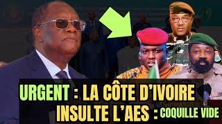  LA CÔTE D’IVOIRE HUMILIE LES PAYS DE L’AES : DES COQUILLES VIDES