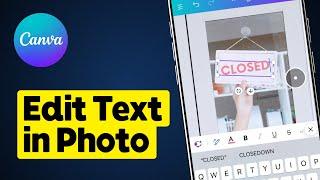 How to Edit Text in Image on Canva Mobile