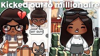 Hated child gets kicked out and then becomes a millionaire  *WITH VOICE* || Toca boca roleplay