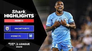 Macarthur Bulls v Sydney FC - Shark Highlights | Isuzu UTE A-League 2024-25 | Round 21