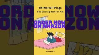 Fun & Educational!  This Bird Coloring Book Will Keep Kids Busy! #coloringbook #birdcoloringbook