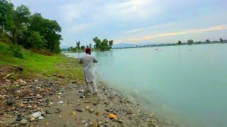 latest fishing at indus river | new fishing with wheat bread 2024 | EP 183