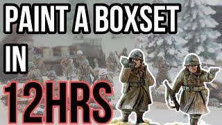 PAINTING WW2 miniatures, QUICK & EASY!!!