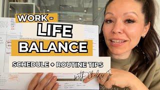 Work-Life Balance | Work From Home Mom Schedule + Routine Tips