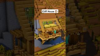 Minecraft Survival Mountain House  #minecraft