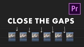 How To Close ALL Gaps with One Click | Premiere Pro Tutorial