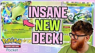 THIS IS BROKEN. Serperior Celebi EX is insane!! - Pokemon TCG Pocket