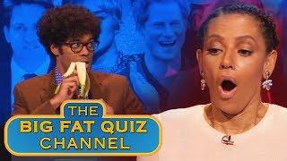 Mel B Finds Richard Ayoade Disturbing | Big Fat Quiz of the Year 2014