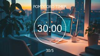 Get Things Done  30/5 Pomodoro • Classical Beats for Deep Focus at Home • Productivity Mode On