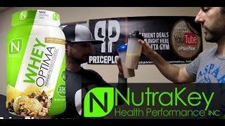 NutraKey Whey Optima Review  - Salted Caramel Peanut Butter Cup!