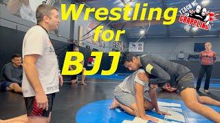 Teaching BASIC Wrestling for BJJ!  (Spin Drill)